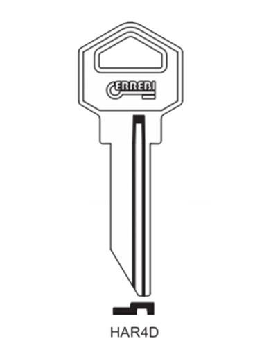Key blank HAR4D