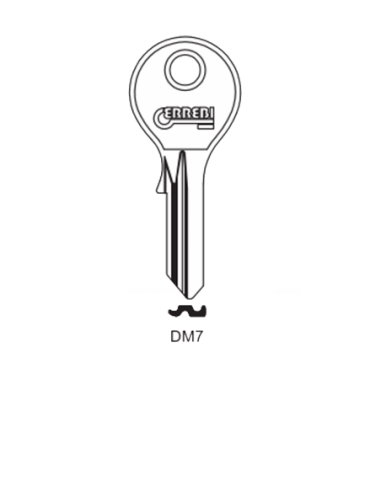 Key blank DM7