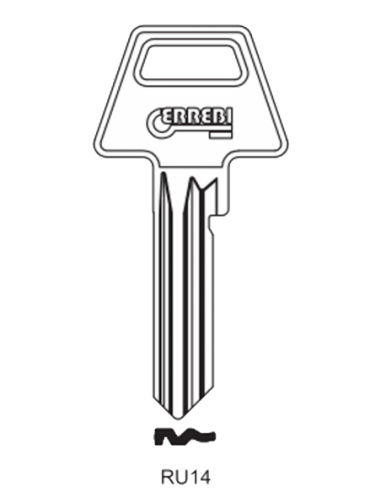 Key blank RU14