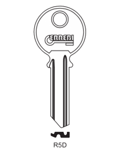Key blank R5D