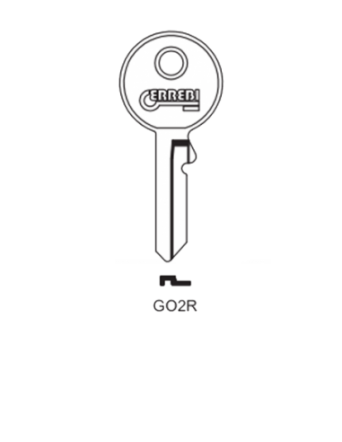 Key blank GO2R