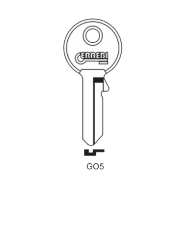 Key blank GO5
