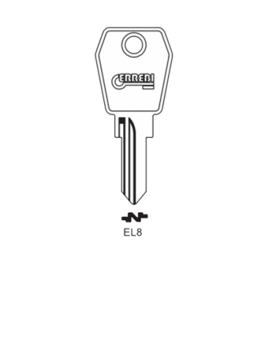 Key blank EL8