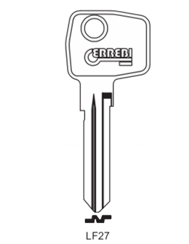 Key blank LF27