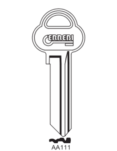 Key blank AA111