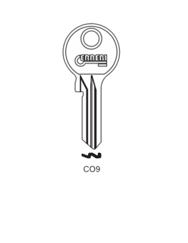 Key blank CO9