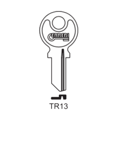 Key blank R13