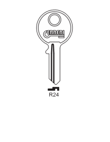 Key blank R24