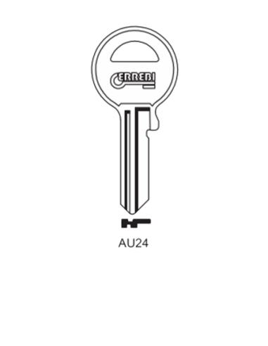 Key blank AU24