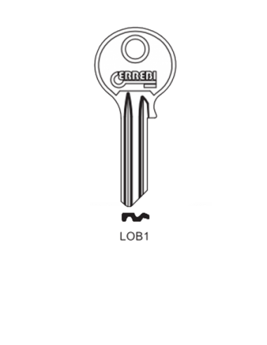 Key blank LOB1