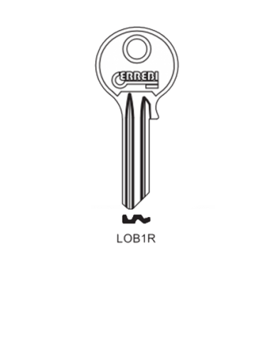 Key blank LOB1R