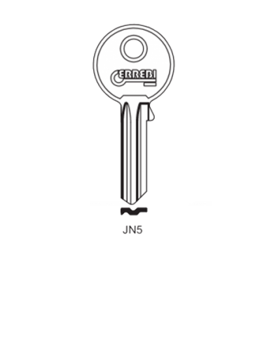 Key blank JN5
