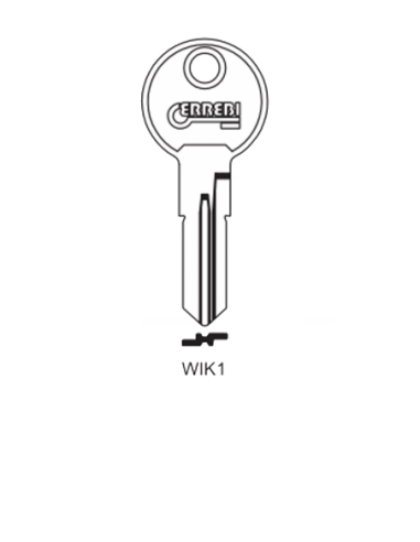 Key blank WIK1R