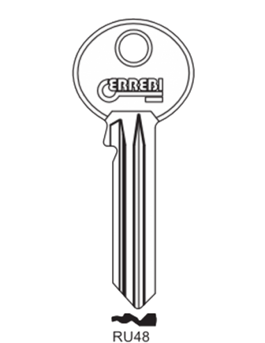 Key blank RU48