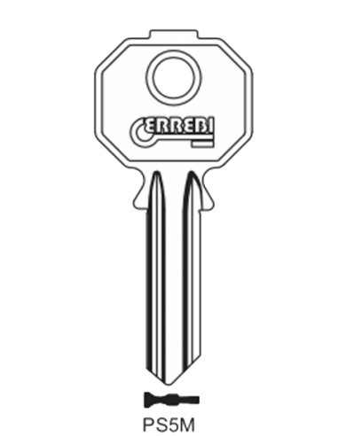 Key blank PS5M