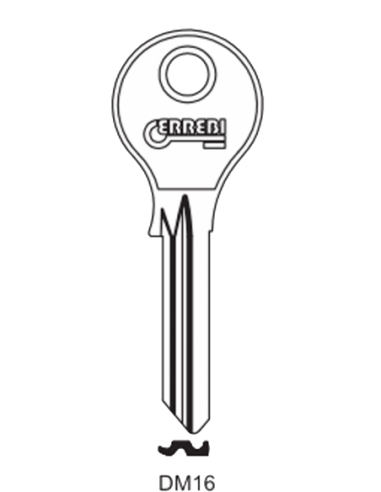 Key blank DM16