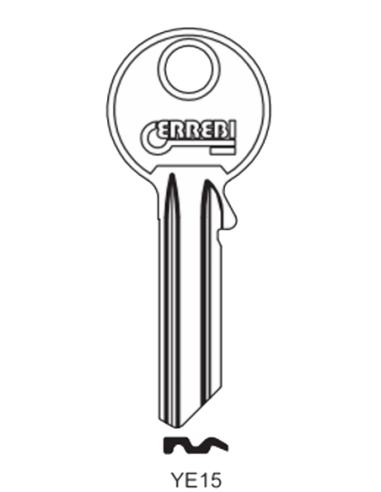 Key blank YE15