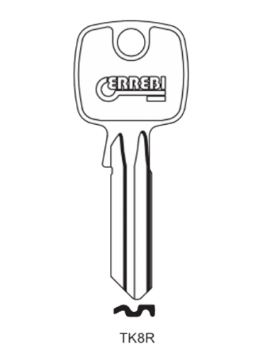 Key blank TK8R