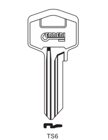 Key blank TS6