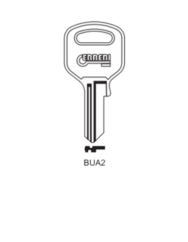 Key blank BUA2