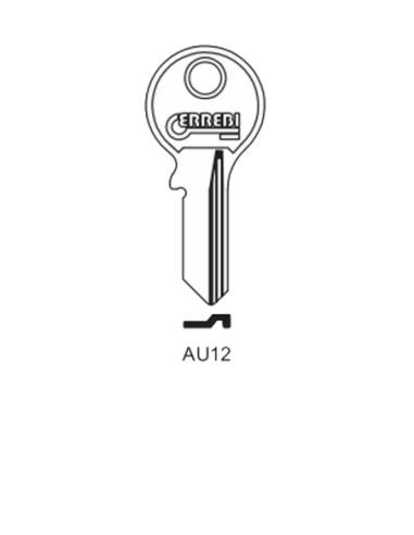 Key blank AU12