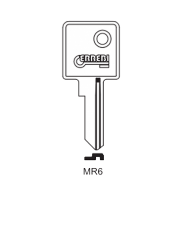 Key blank MR6