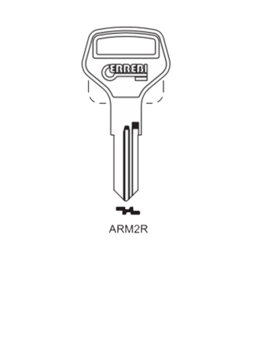 Key blank ARM2R