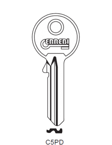 Key blank C5PD