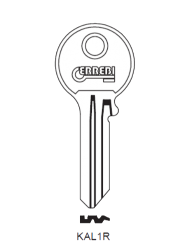 Key blank KAL1R