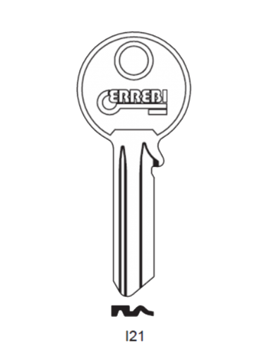 Key blank I21