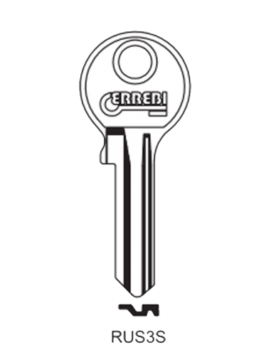 Key blank RUS3S