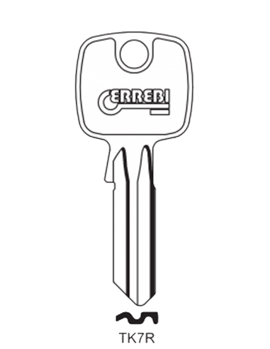 Key blank TK7R