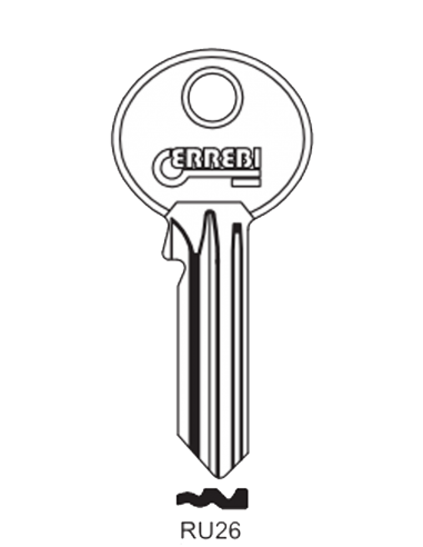 Key blank RU26