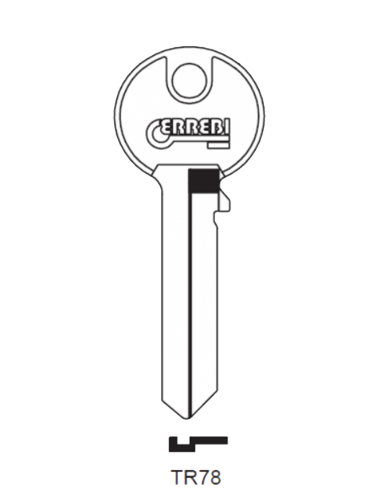 Key blank TR78