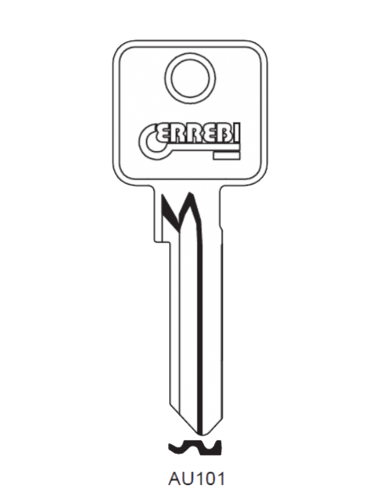 Key blank AU101