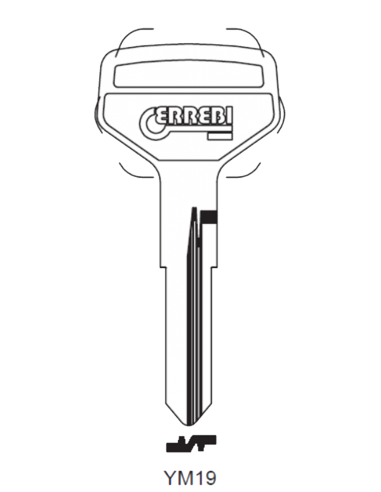 Key blank YM19