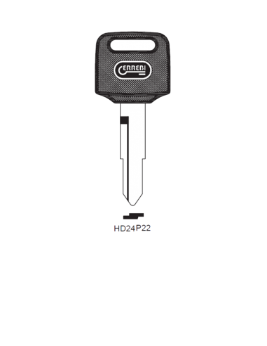 Key blank HD24P22