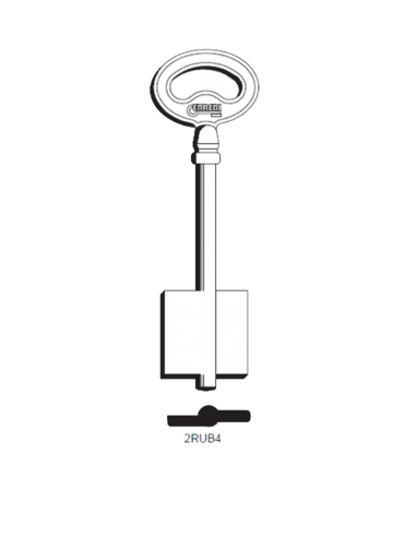 Key blank 2RUB4