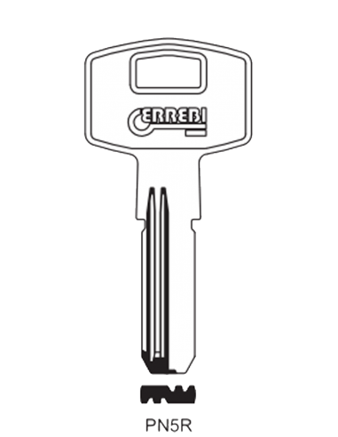 Key blank PN5R