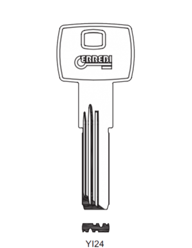 Key blank YI24