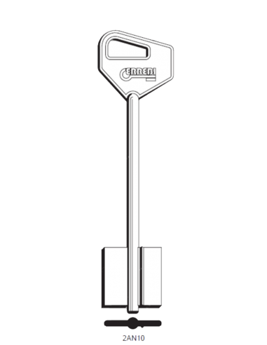 Key blank 2AN10