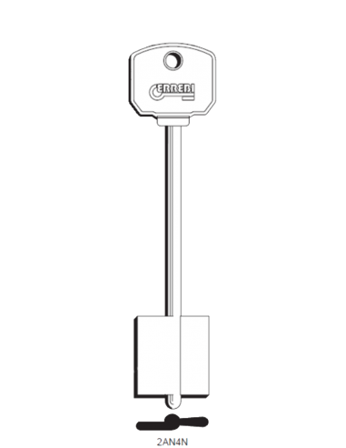 Key blank 2AN4N