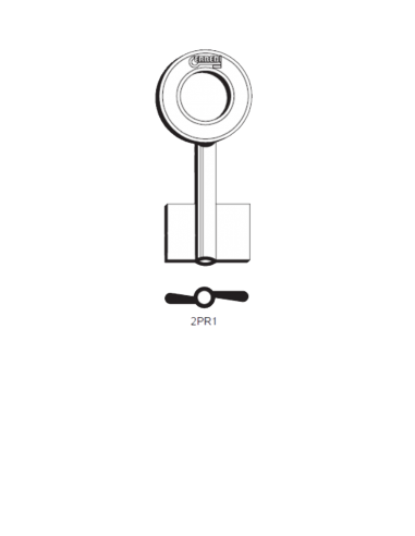 Key blank 2PR1
