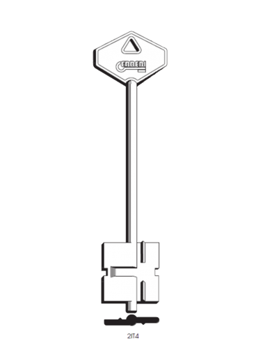 Key blank 2IT4