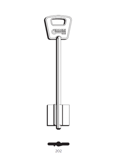 Key blank 2O2