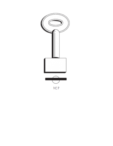 Key blank 1C7