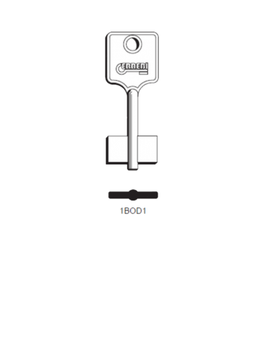 Key blank 1BOD1
