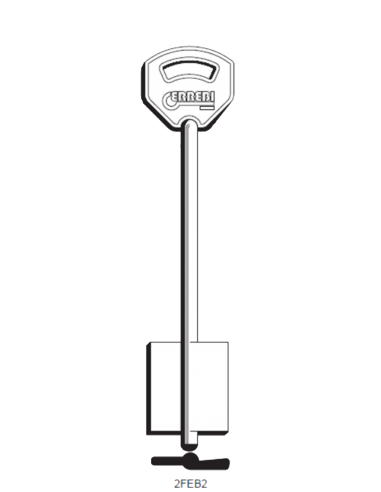 Key blank 2FEB2
