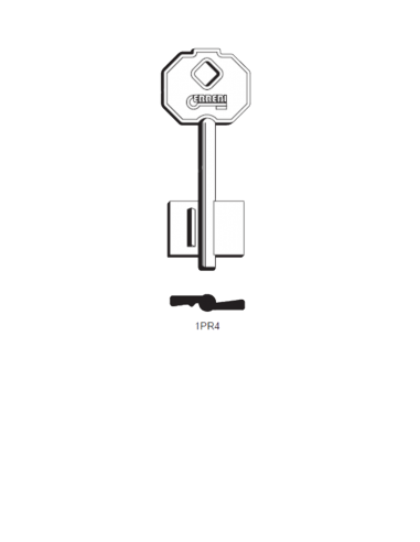Key blank 1PR4