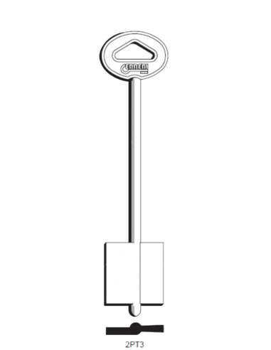 Key blank 2PT3